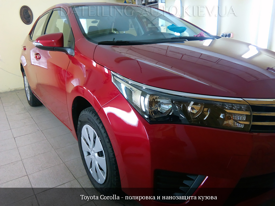 Toyota Corolla поліровка та нанозахист